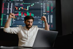 day trade que acabou de ganhar dinheiro no mercado